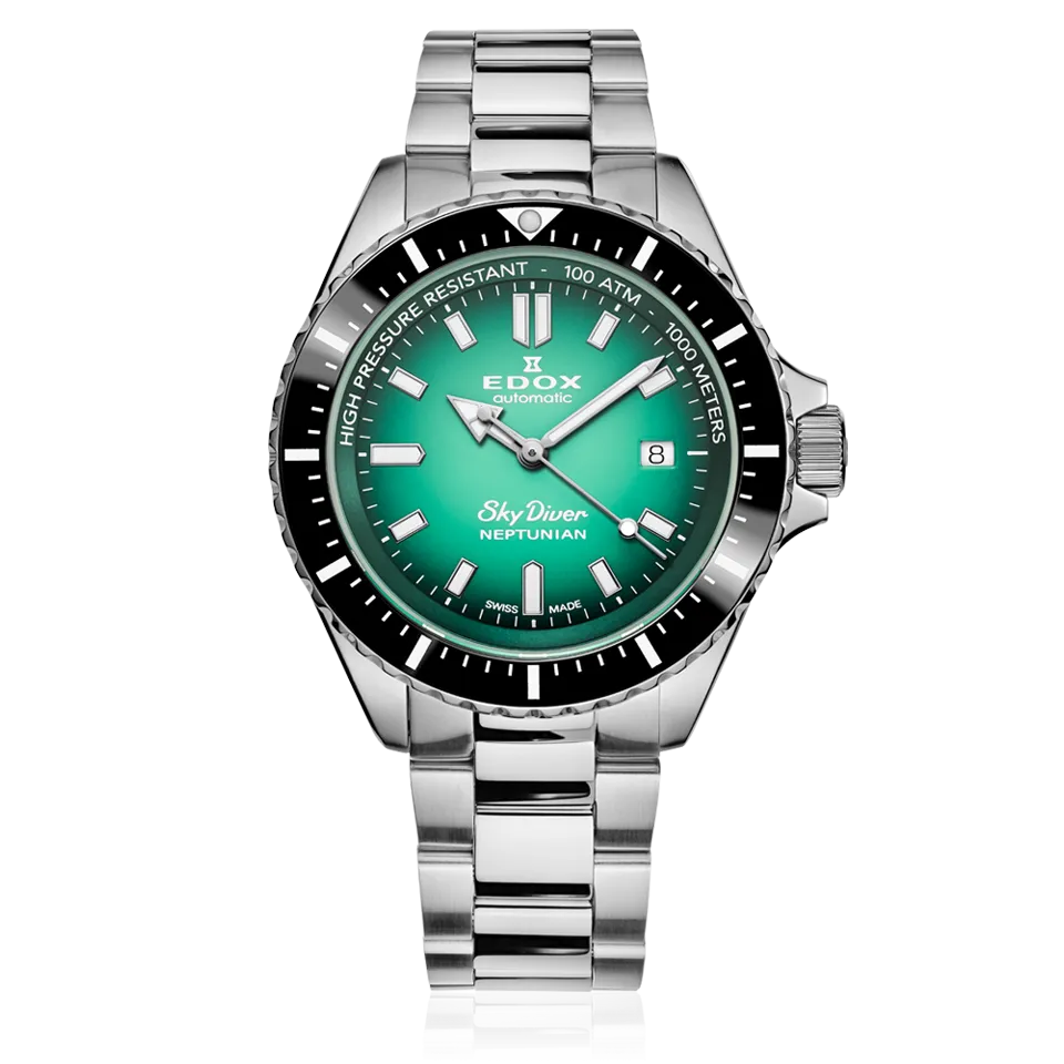 EDOX SWISS MADE 80120-3NM-VDN NEPTUNIAN AUTOMATIC