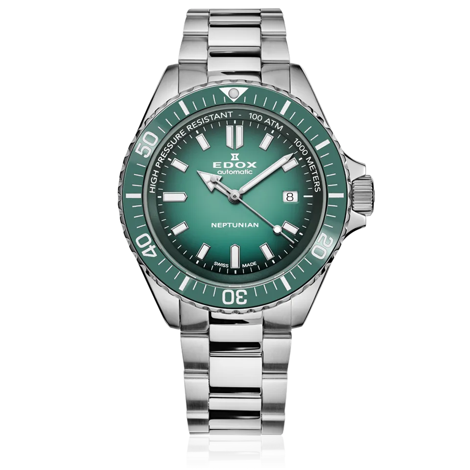 EDOX SWISS MADE 80120-3VM-VDN1 NEPTUNIAN AUTOMATIC