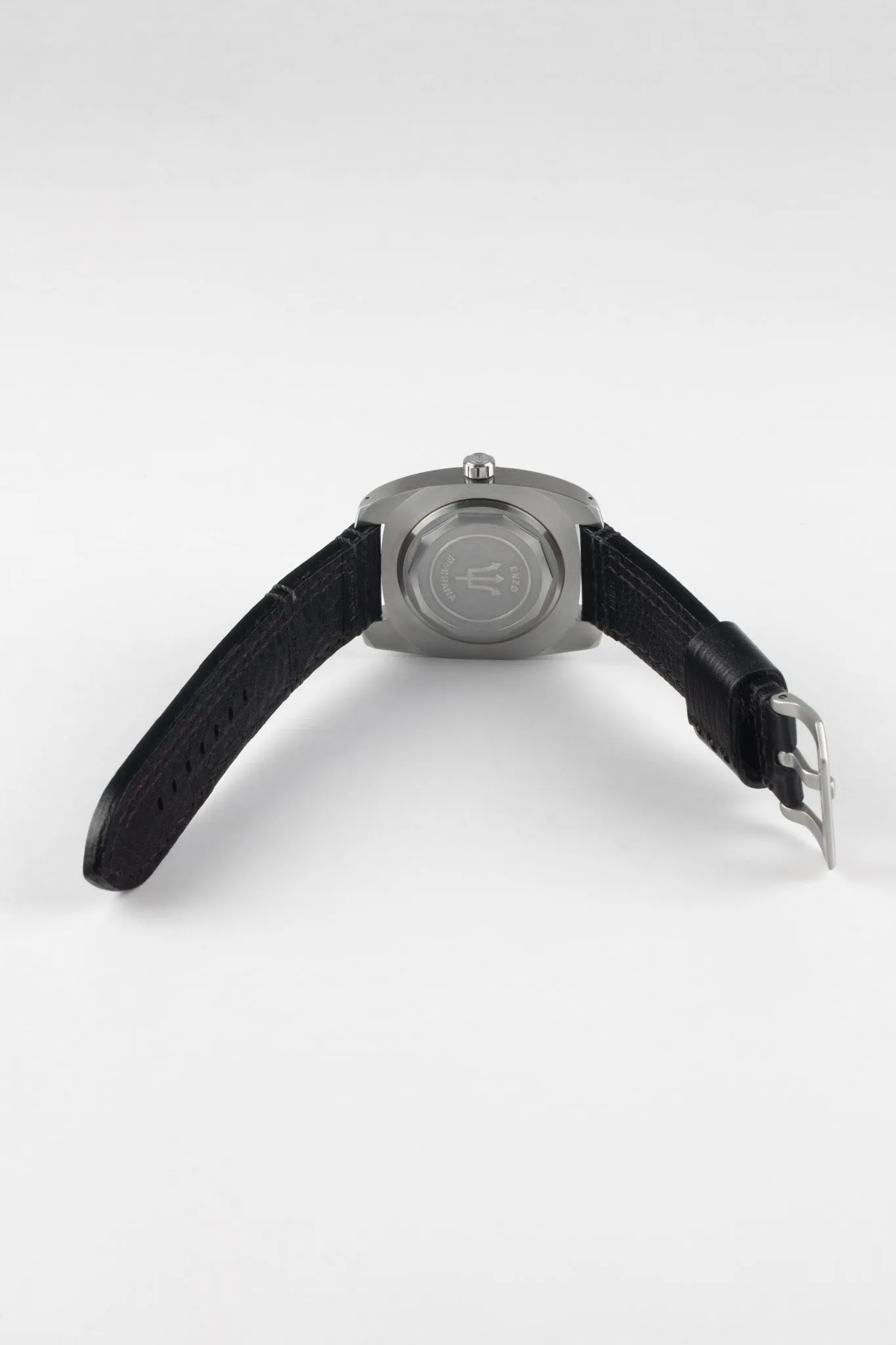 Enzo Mechana ACQUA 500m Peace Collection Automatic Watch - Matt BLACK Dial (Lumed)