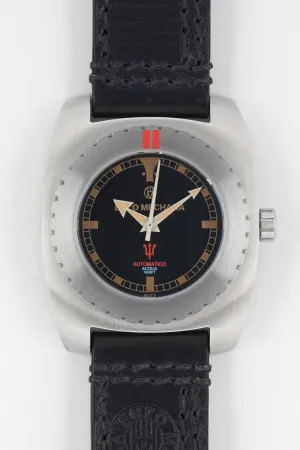 Enzo Mechana ACQUA 500m Peace Collection Automatic Watch - Matt BLACK Dial (Non-Lumed)