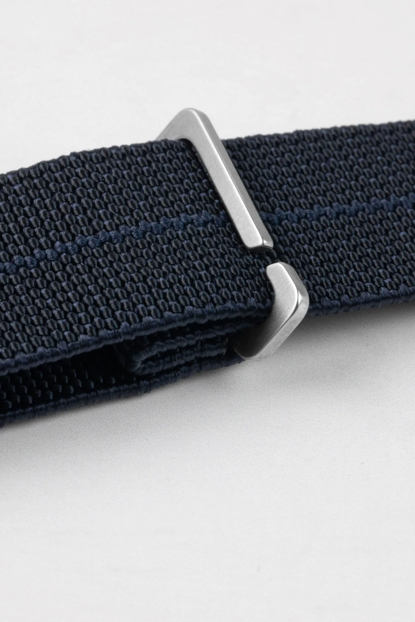 Erika's Originals TRIDENT MN™ Strap in TWO-TONE BLUE - BRUSHED Hardware