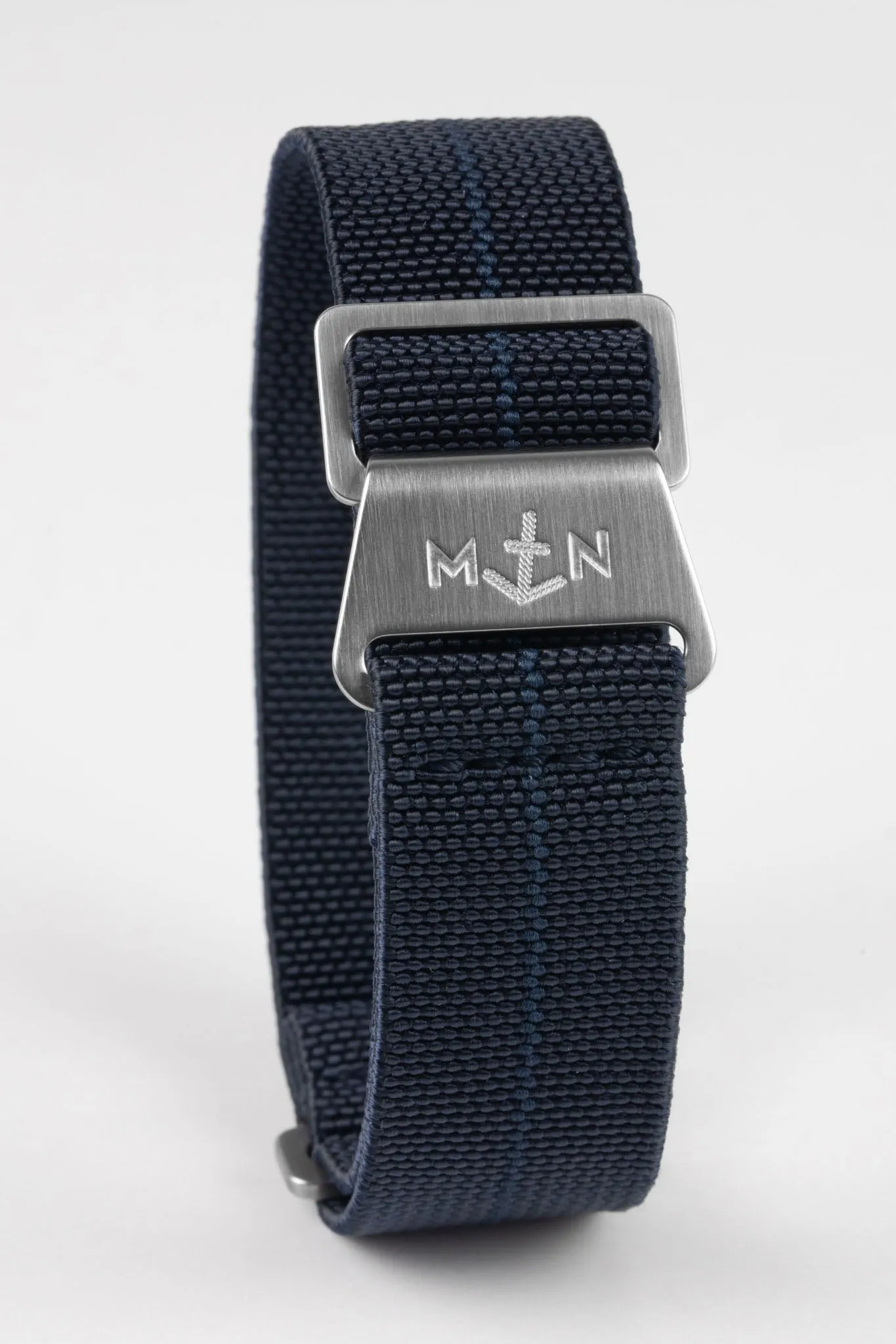 Erika's Originals TRIDENT MN™ Strap in TWO-TONE BLUE - BRUSHED Hardware