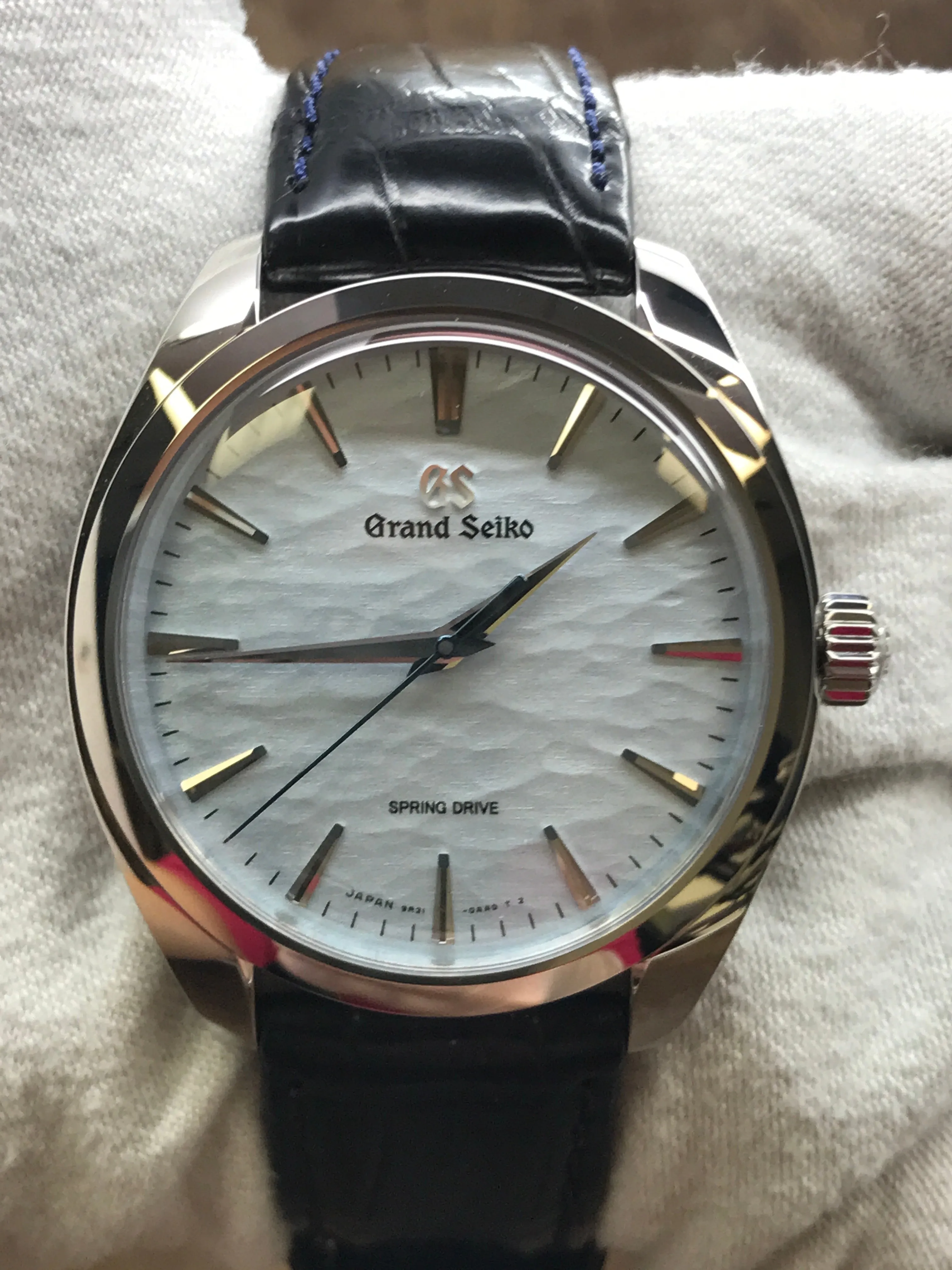 Grand Seiko Elegance Collection Spring Drive SBGY007 Light Blue Dial Spring Drive Men's Watch