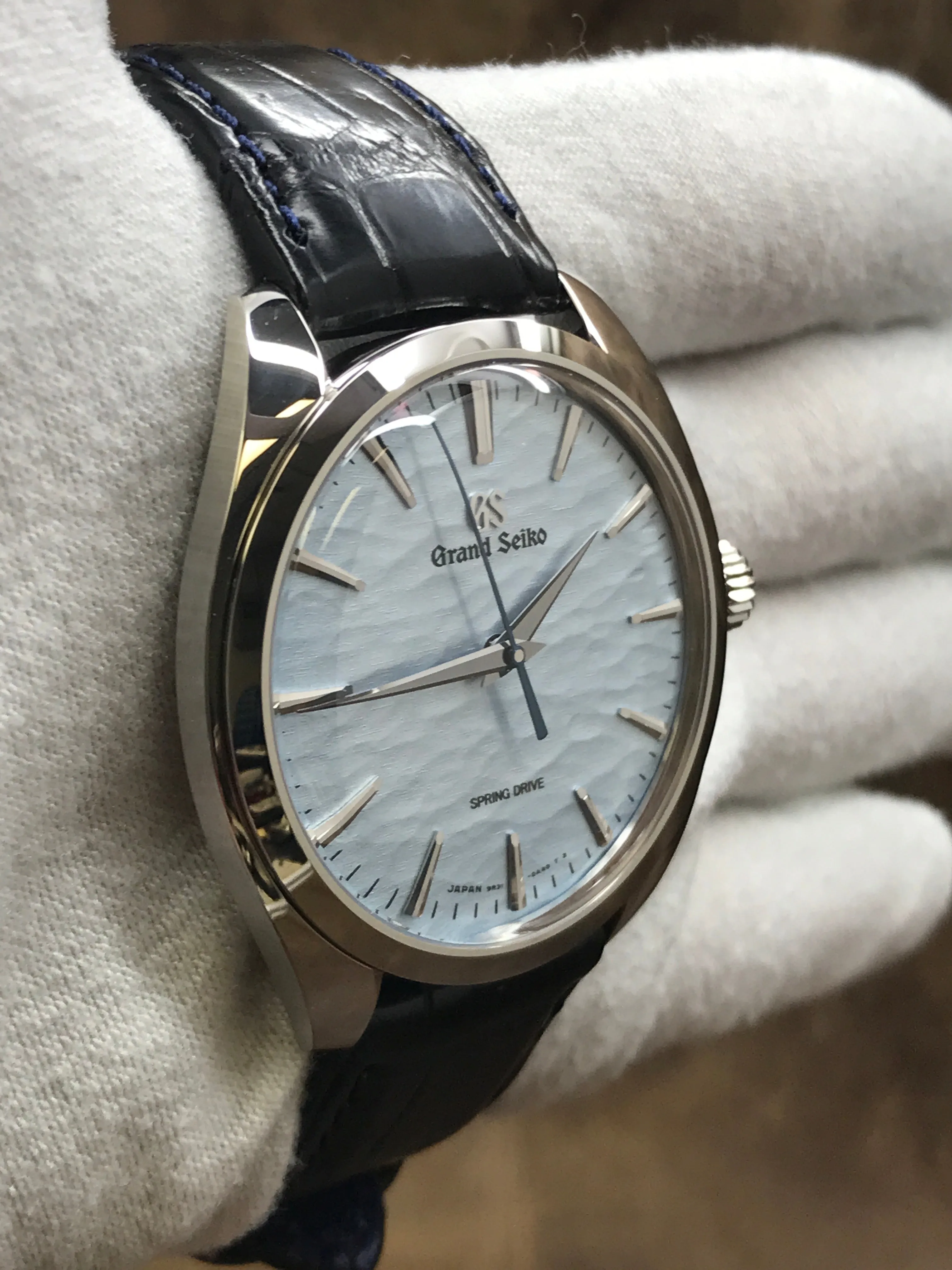 Grand Seiko Elegance Collection Spring Drive SBGY007 Light Blue Dial Spring Drive Men's Watch