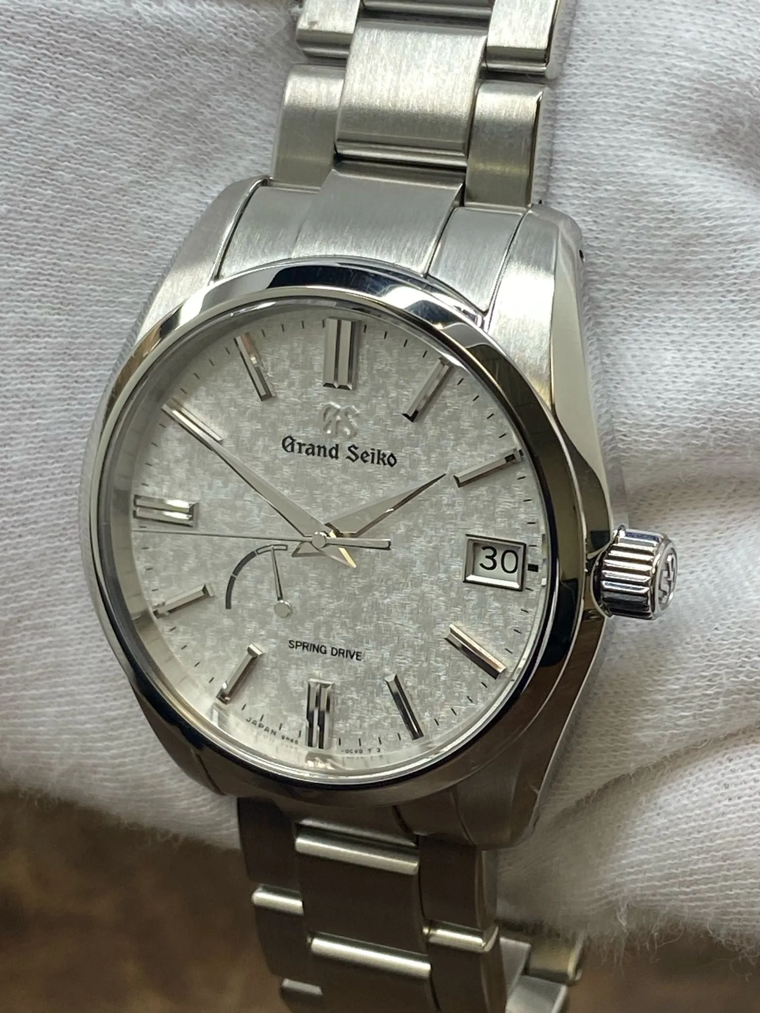 Grand Seiko Heritage Collection 40mm SBGA465  Silver Dial Spring Drive Men's Watch