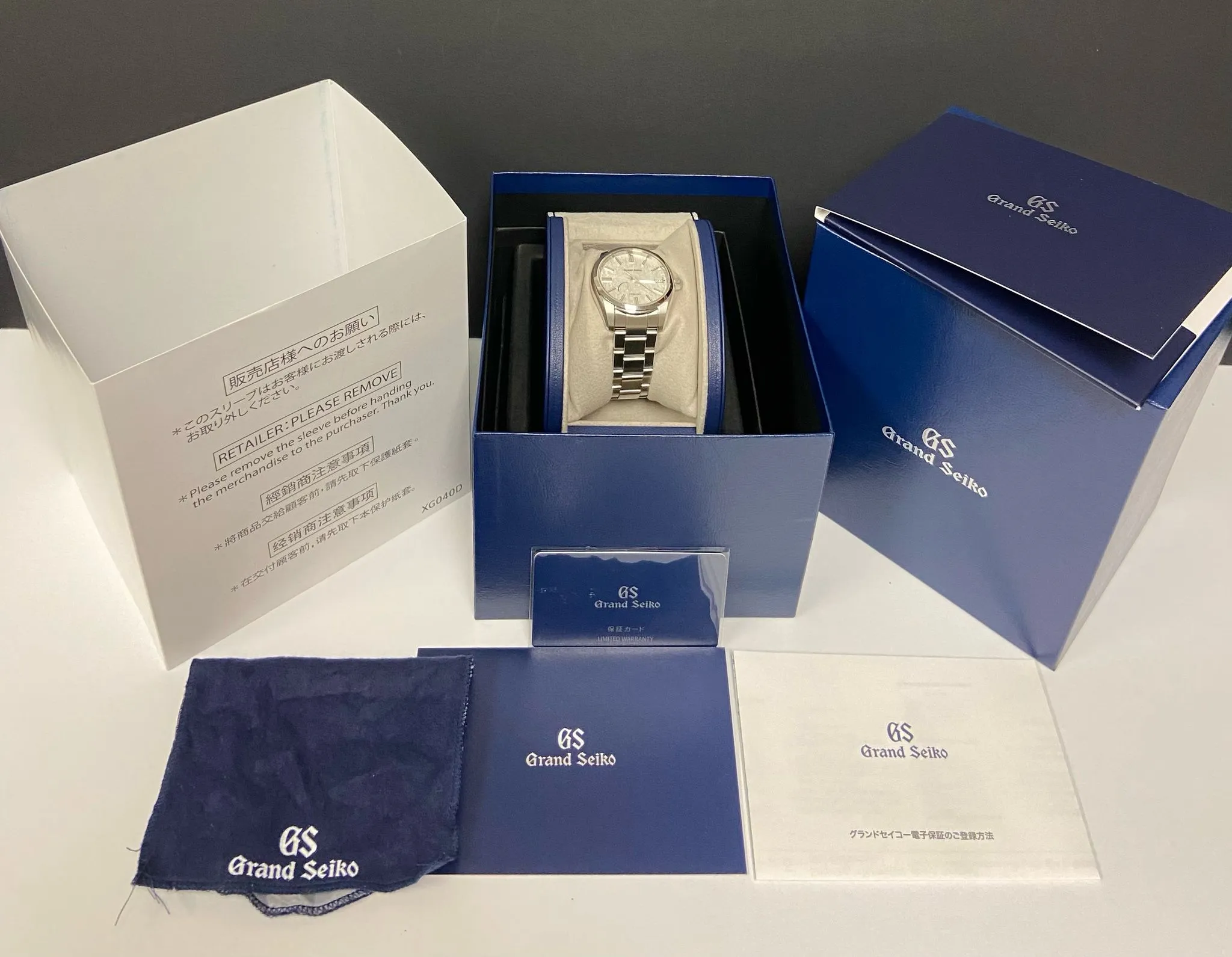 Grand Seiko Heritage Collection 40mm SBGA465  Silver Dial Spring Drive Men's Watch