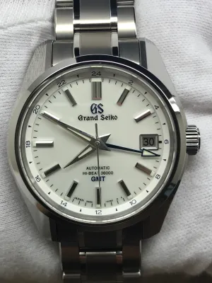 Grand Seiko Heritage Collection 55th Ann. L.E 1200pcs GMT SBGJ255 White Dial Automatic Men's Watch