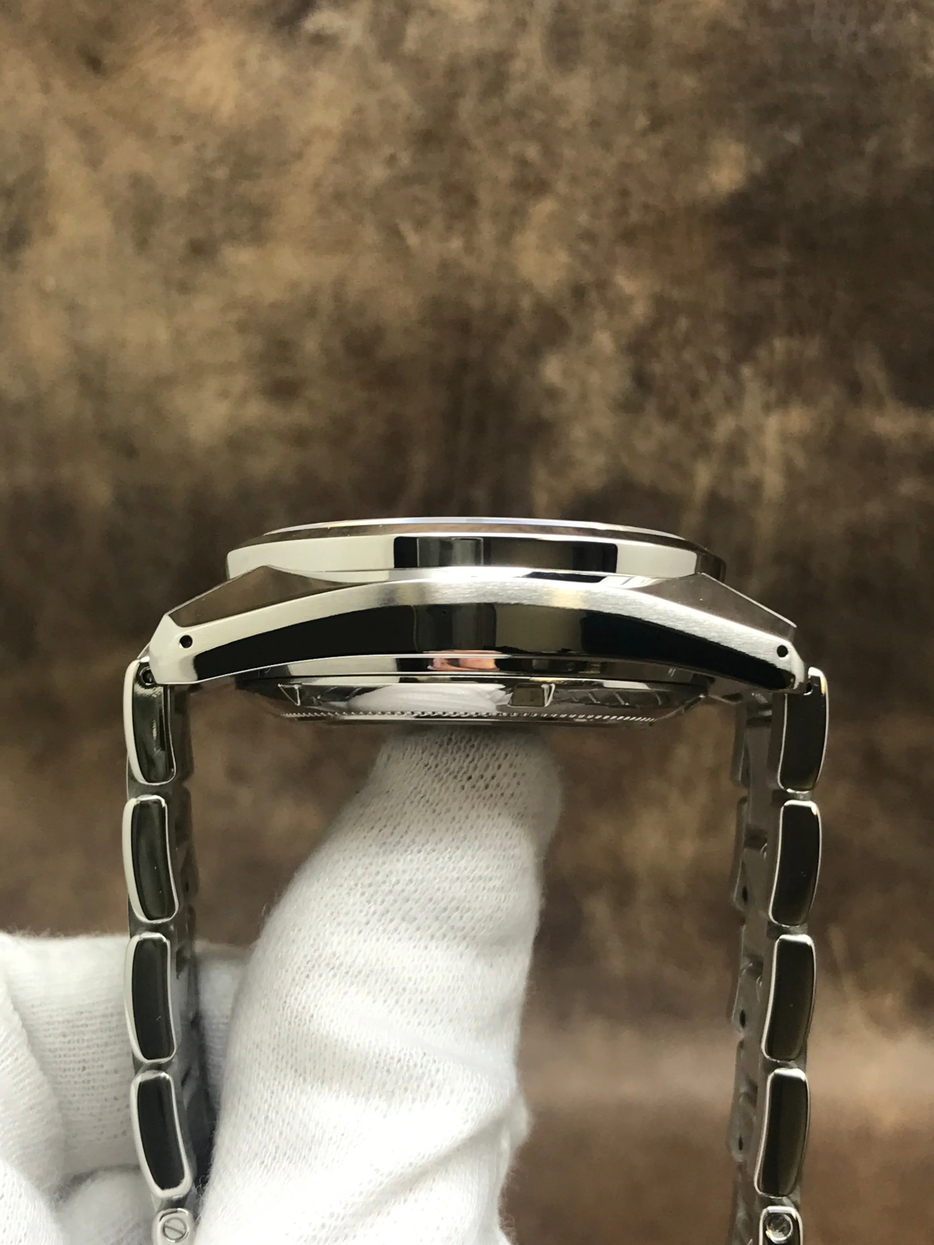 Grand Seiko Hi-Beat GMT SBGJ001 Silver Dial Automatic Men's Watch