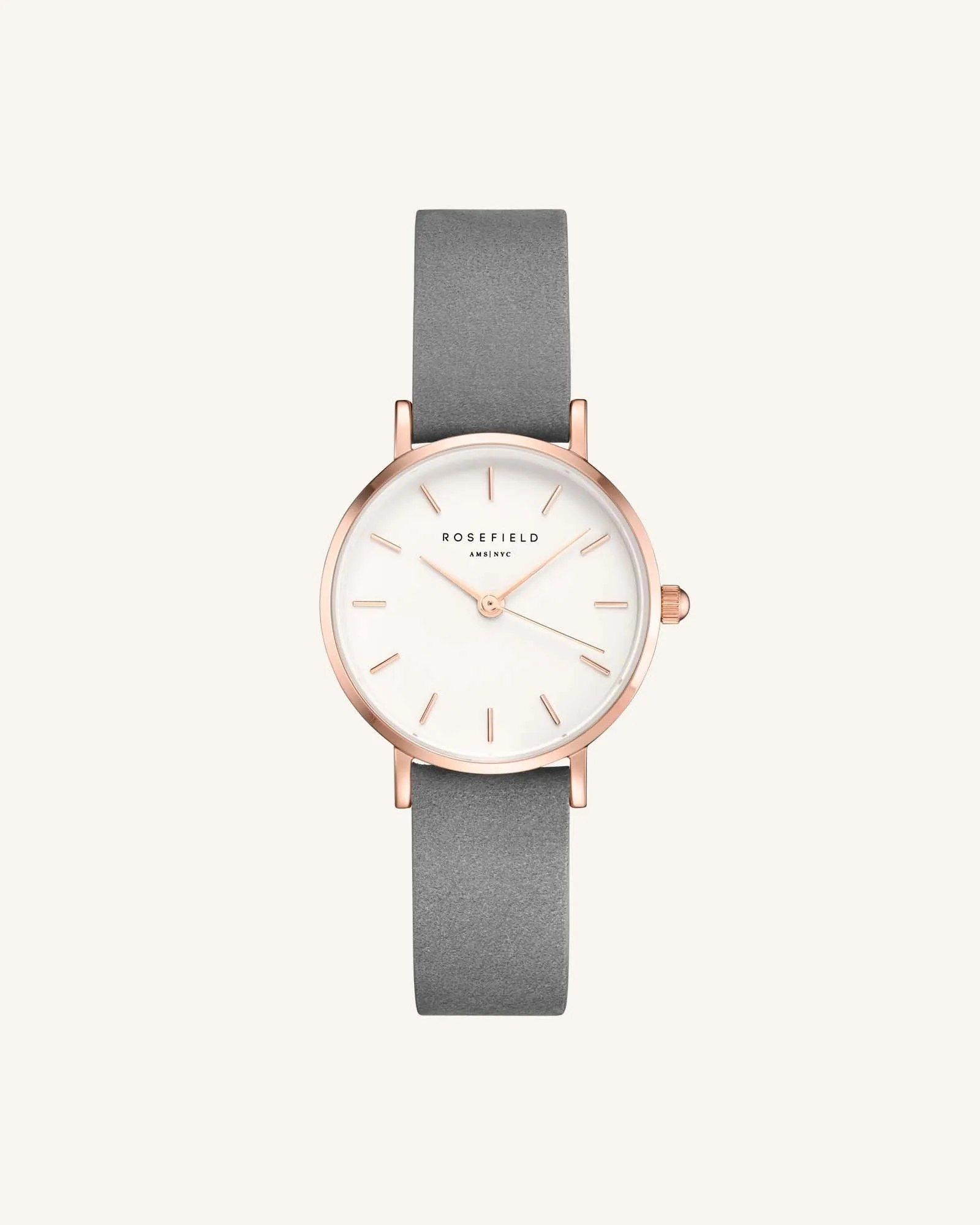 Grey Rose gold Strap