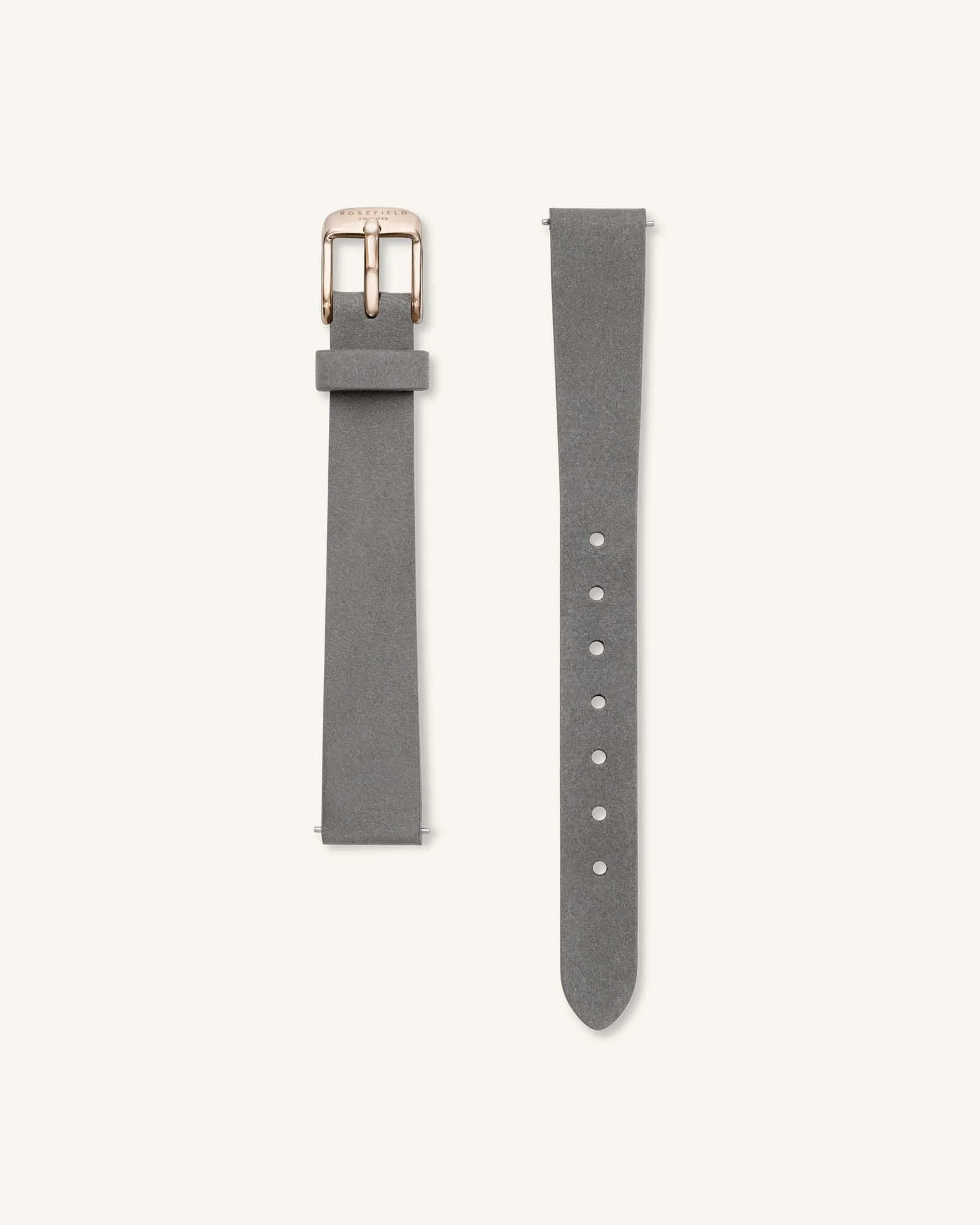 Grey Rose gold Strap