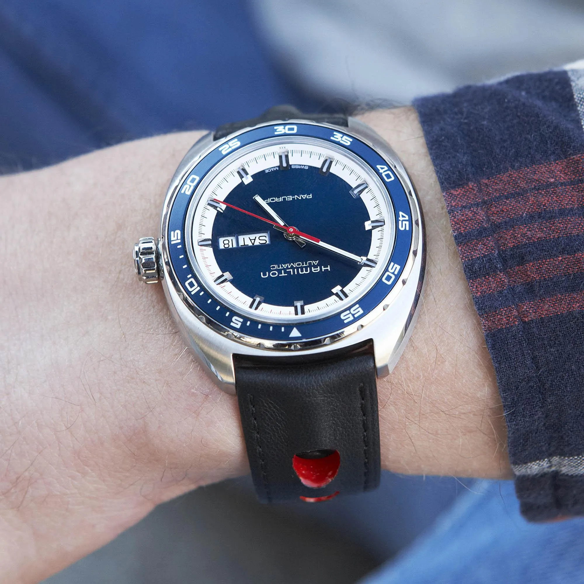 Hamilton American Classic Pan Europ Day Date Automatic Men's Watch H35405741