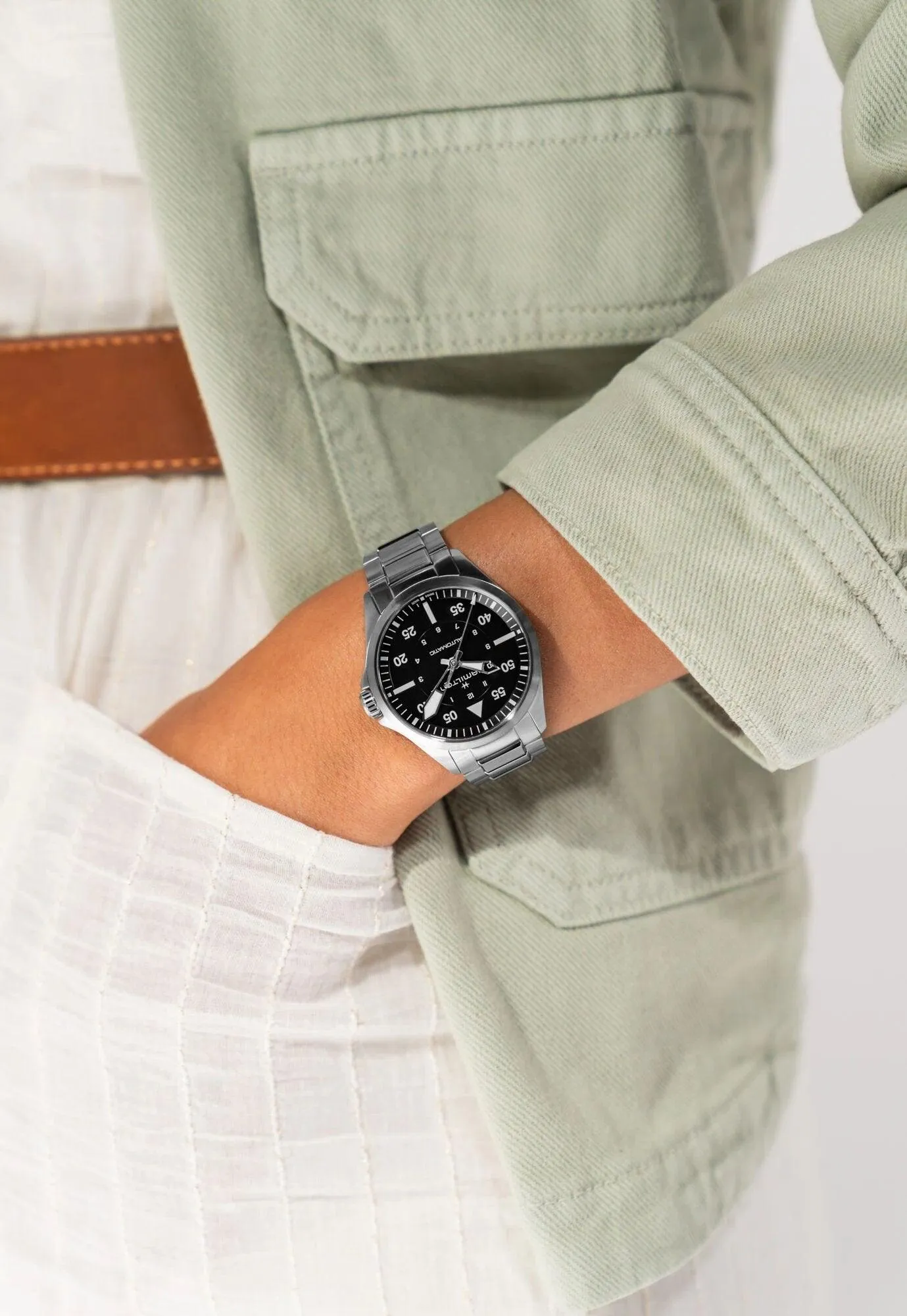 Hamilton Khaki Aviation Pilot Automatic 39mm Men's Watch H76305130