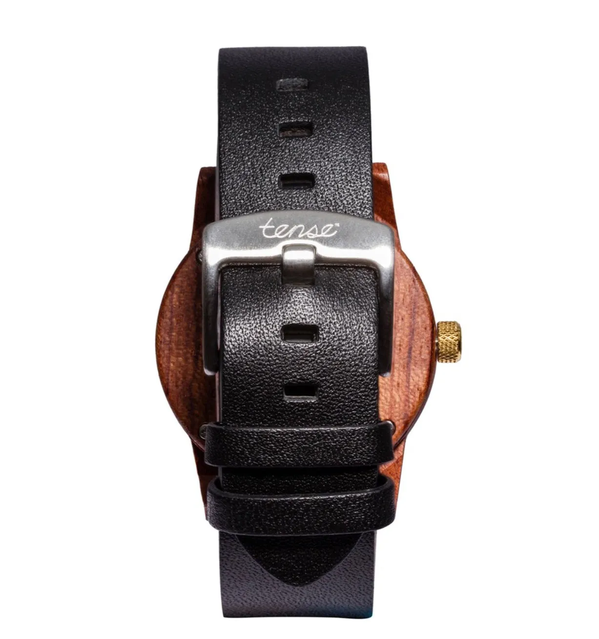 Hampton North Rosewood/Black Unisex Wooden Watch