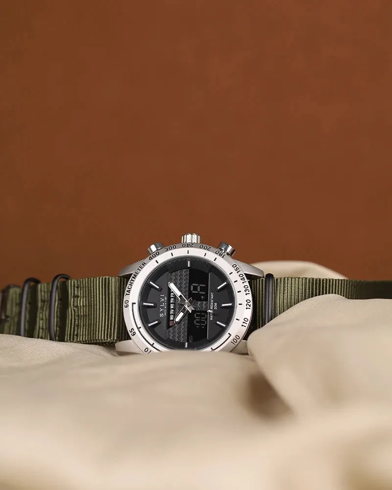 Hawk Silver Green Nylon