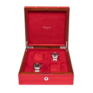 Heritage Chroma Four Watch Box - Red