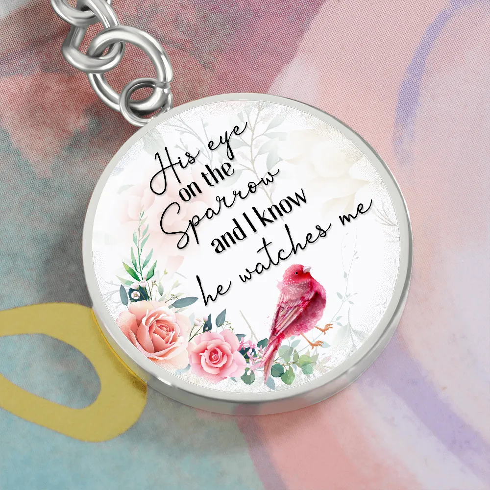 I know he watches me-Keychain