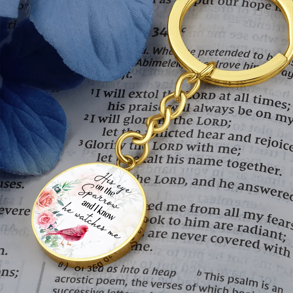 I know he watches me-Keychain