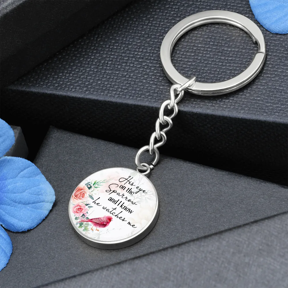 I know he watches me-Keychain