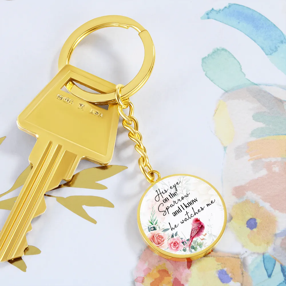 I know he watches me-Keychain