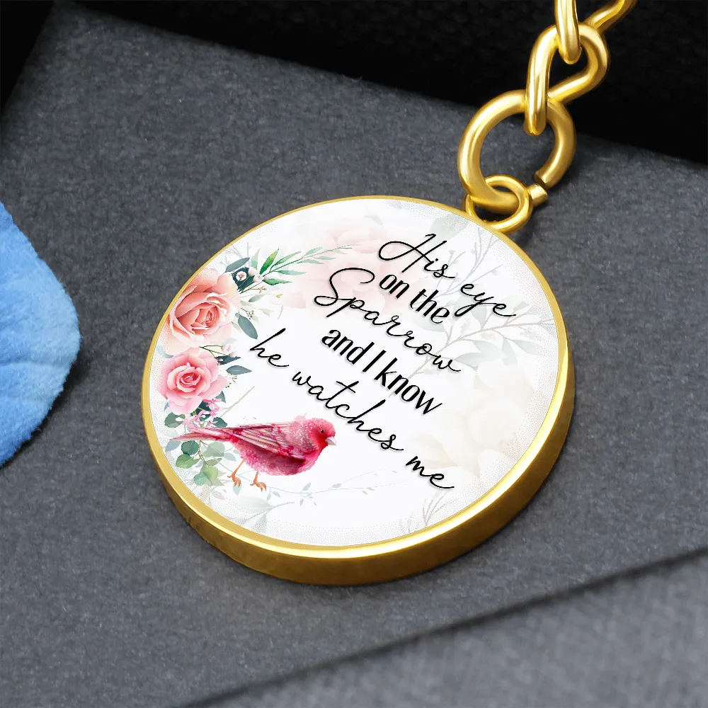 I know he watches me-Keychain
