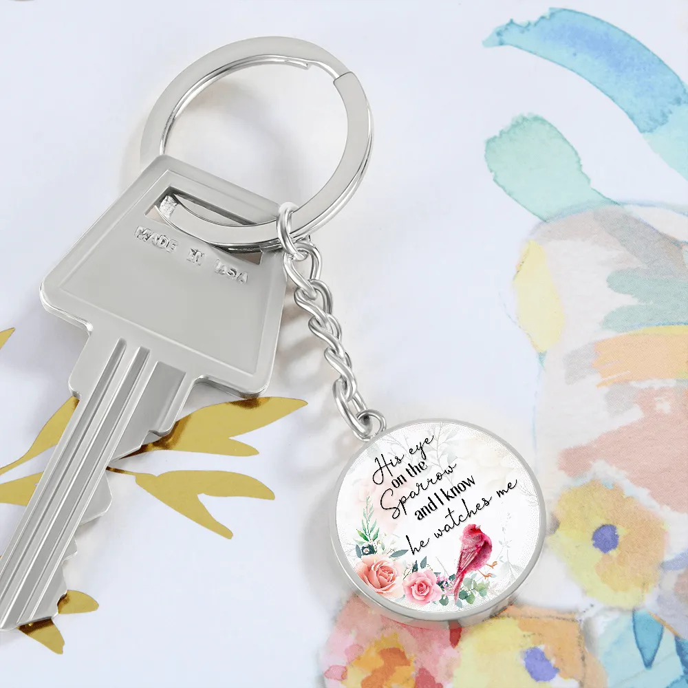 I know he watches me-Keychain