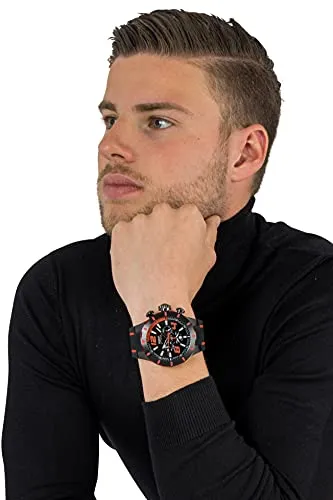Invicta Men's 20109 S1 Rally Analog Display Japanese Quartz Black Watch