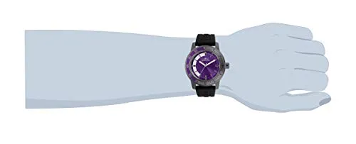 Invicta Men's Specialty Stainless Steel Quartz Watch with Silicone Strap, Black, 22 (Model: 35780)
