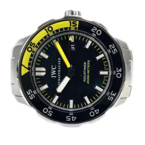 IWC Aquatimer 2000 44MM Steel Black & Yellow IW356801 - Certified Pre-Owned