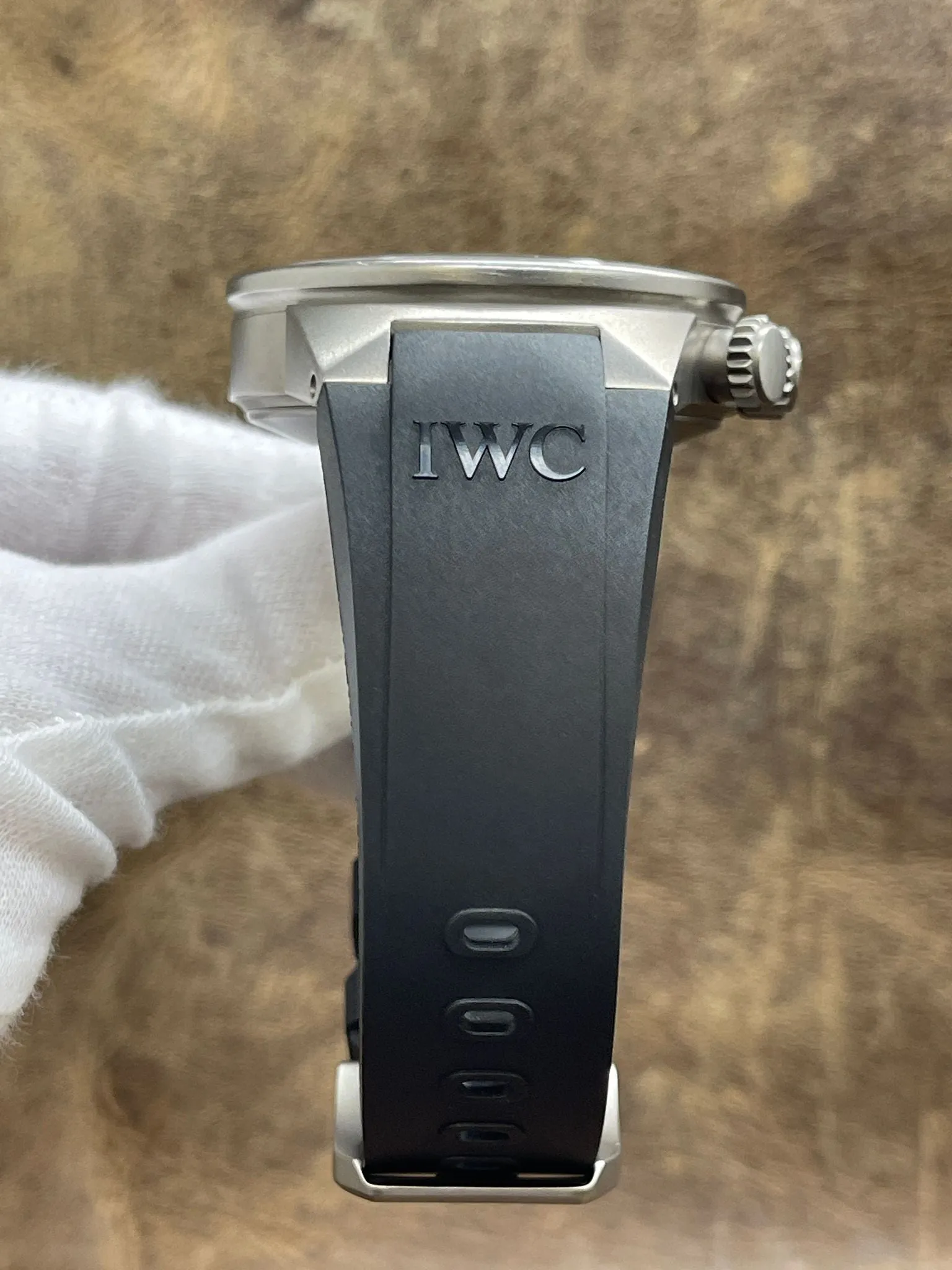 IWC Aquatimer Chronograph Titanium IW371918 Black Dial Automatic Men's Watch