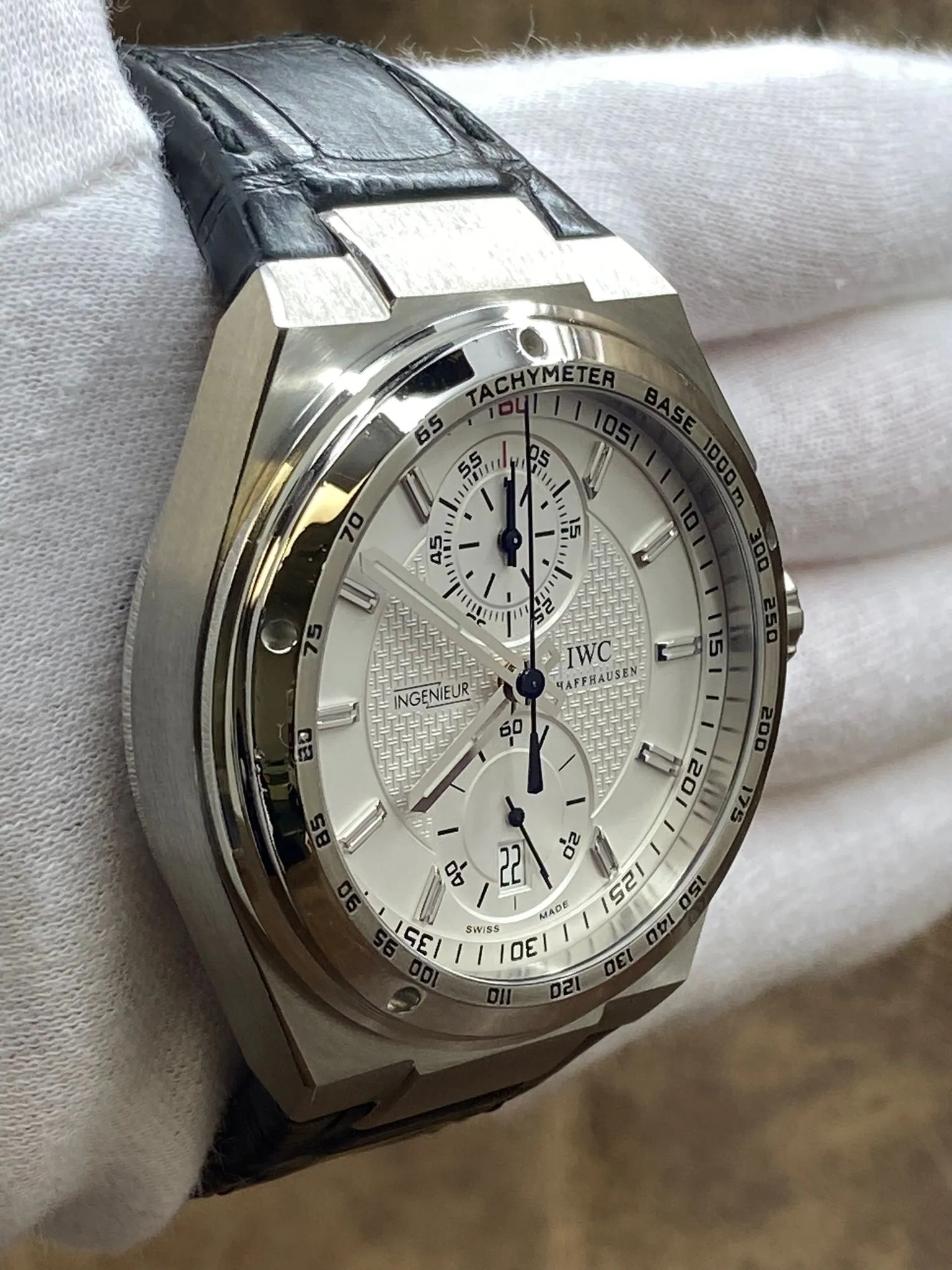 IWC Ingenieur Chronograph IW378405 White Dial Automatic Men's Watch