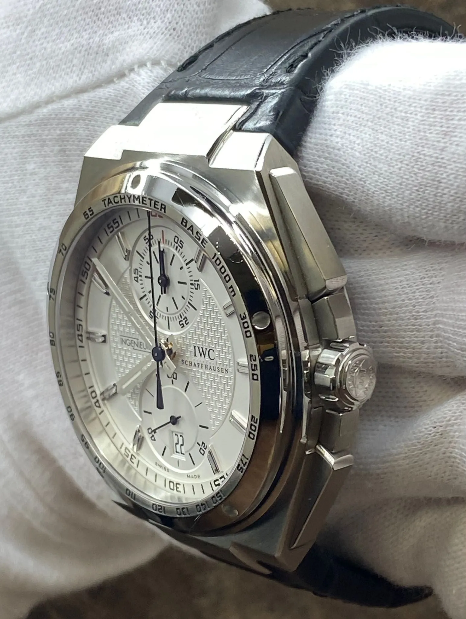 IWC Ingenieur Chronograph IW378405 White Dial Automatic Men's Watch