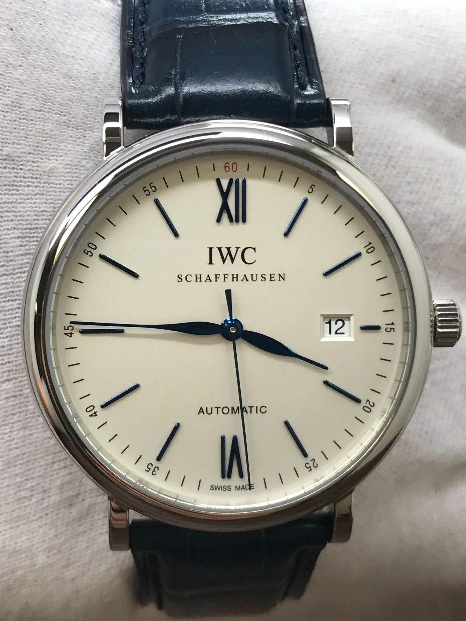 IWC Portofino IW356527 White Dial Automatic Men's Watch