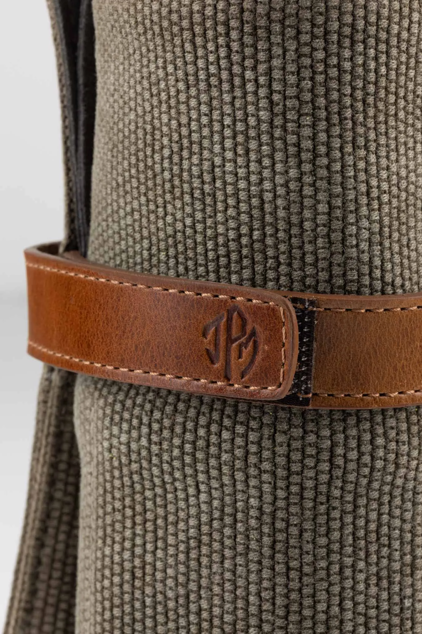 JPM Canvas Watch Roll with Suede Lining in GREY
