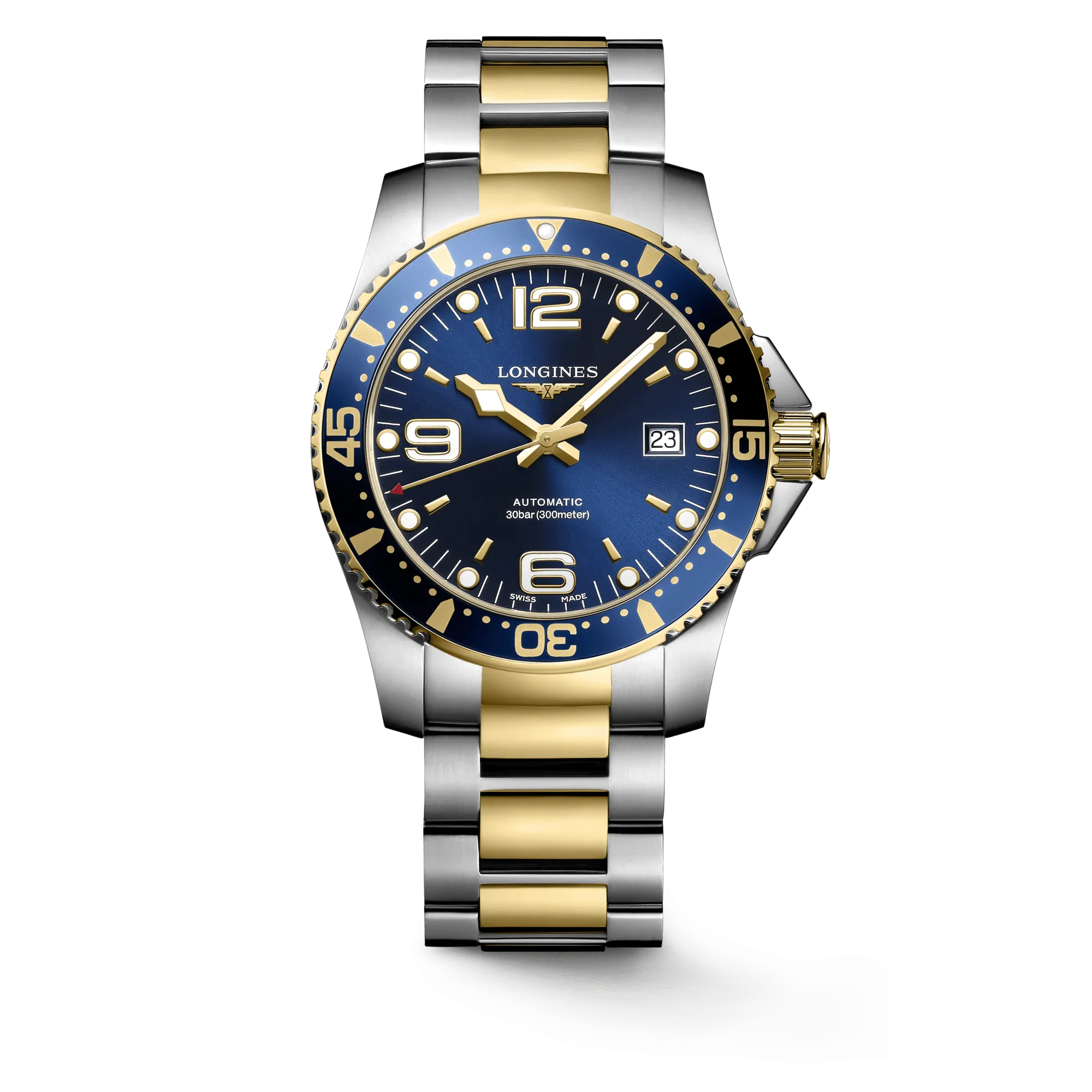 Longines HydroConquest 41mm Two-Tone Stainless Steel Men's Watch L37423967