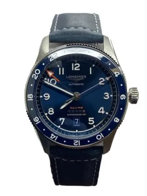 Longines Spirit Zulu Time 42mm L3.812.4.93.2  Blue Dial Automatic Men's Watch