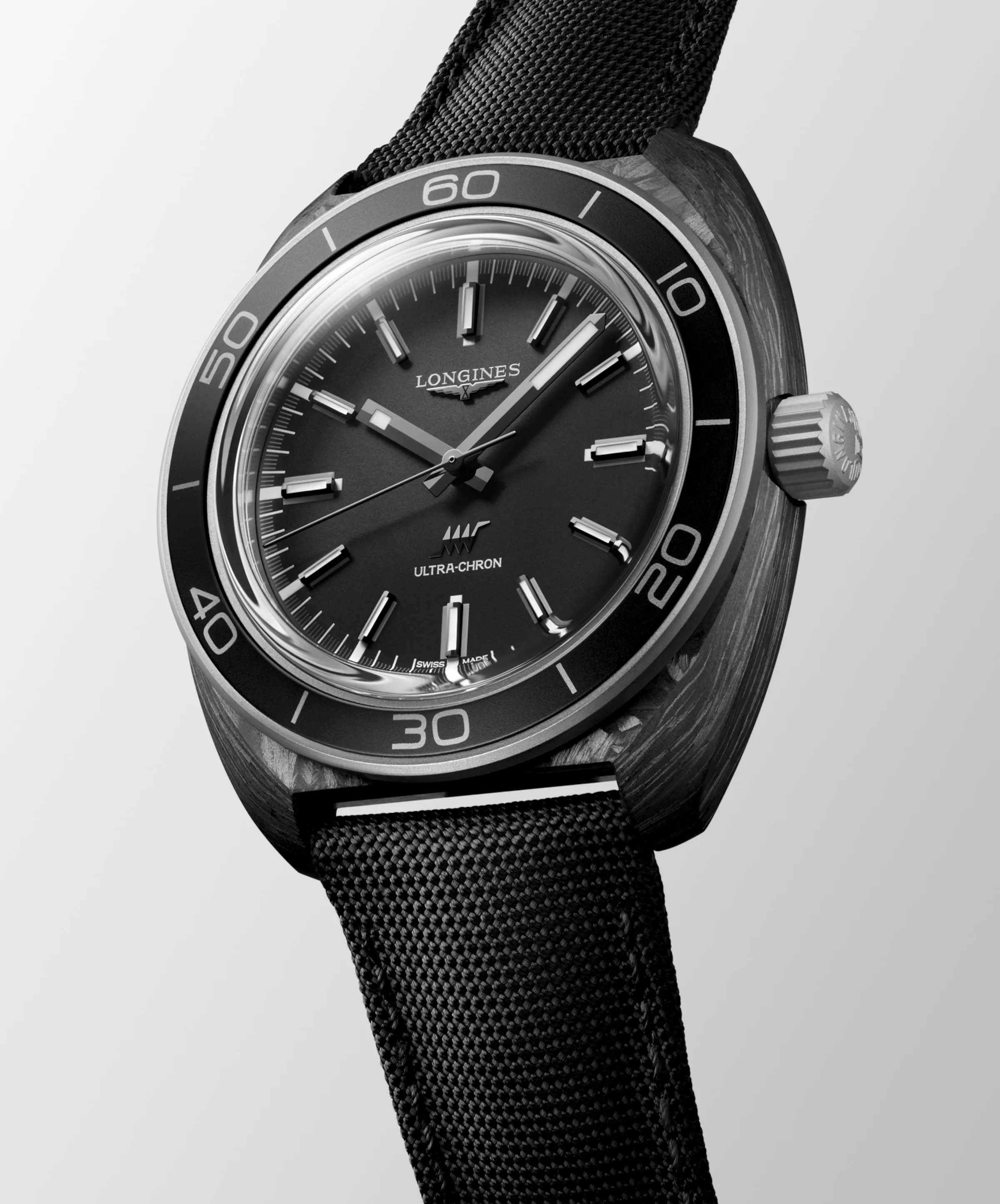 Longines Ultra-Chron Diver Carbon L2.839.4.52