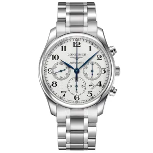 LONGINES WATCH The Longines Master Collection Chronograph 42mm Automatic Silver Steel L2.759.4.78.6