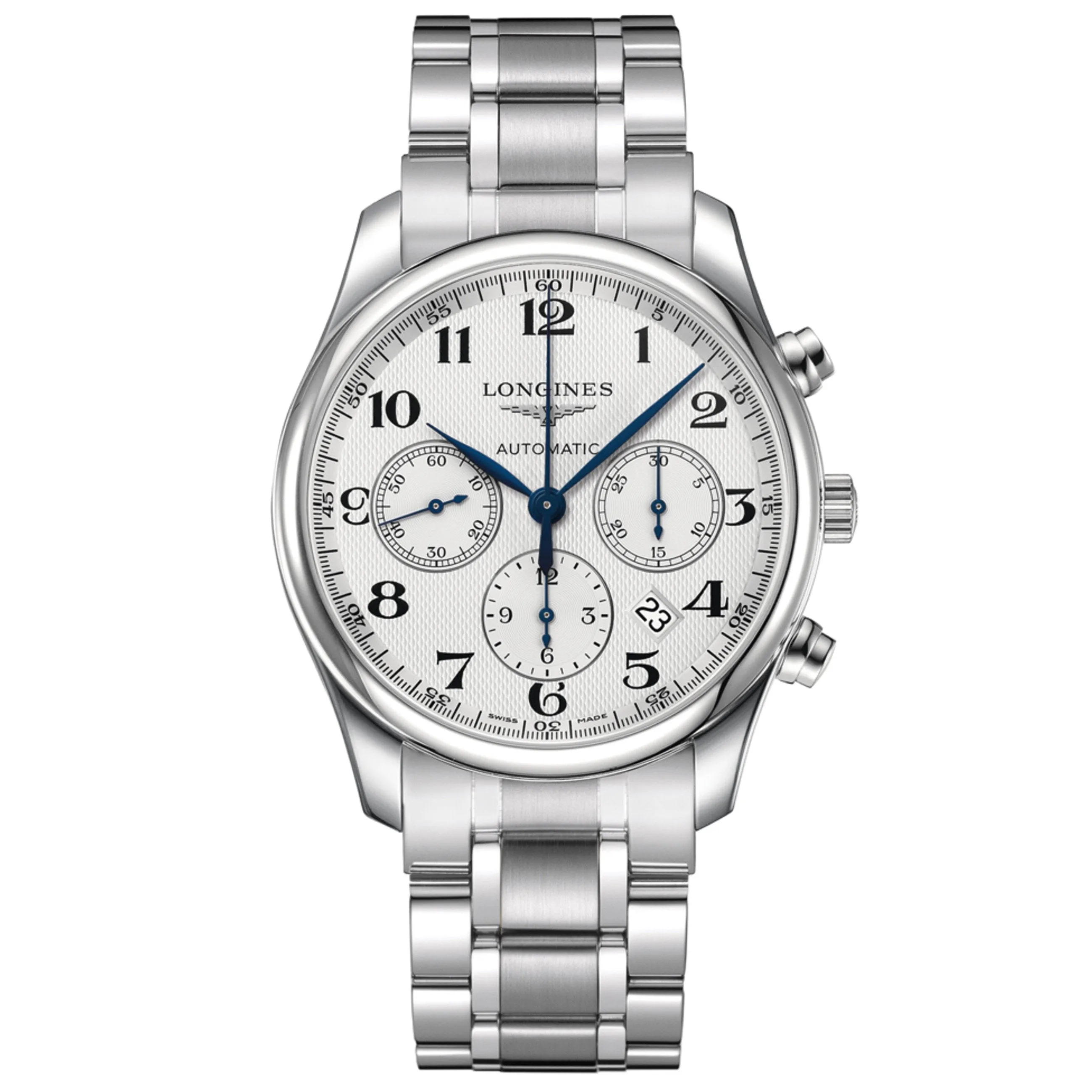 LONGINES WATCH The Longines Master Collection Chronograph 42mm Automatic Silver Steel L2.759.4.78.6