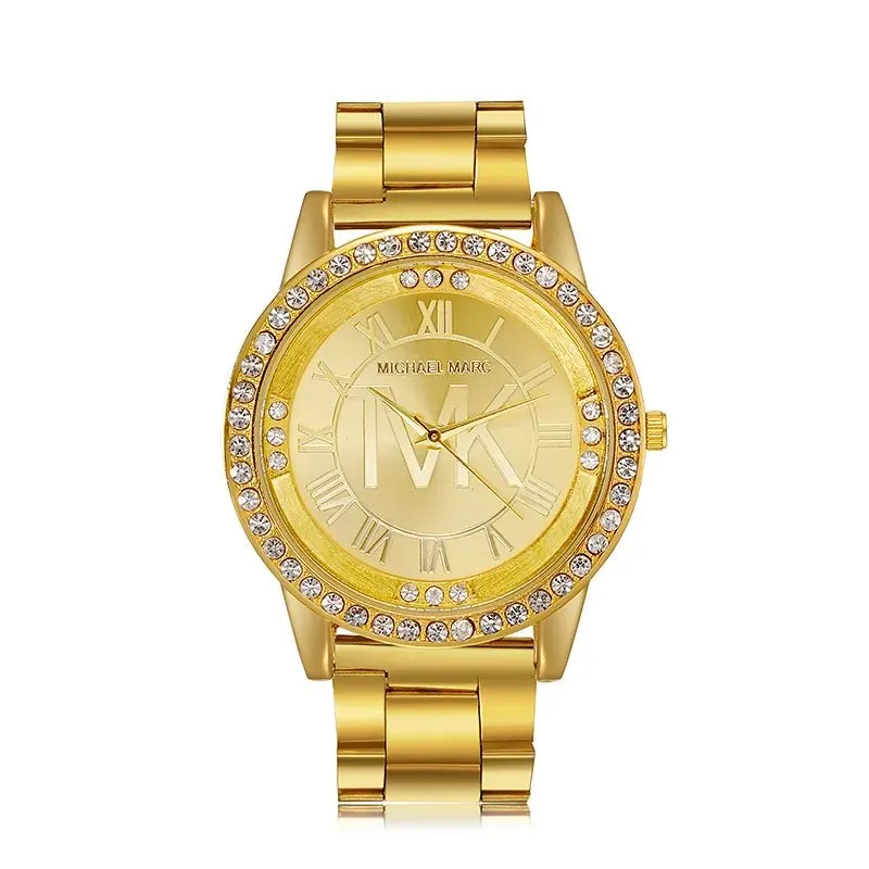Luxury Diamond Watch Women Clock Anniverssary Jewelry