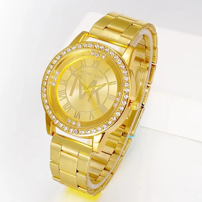 Luxury Diamond Watch Women Clock Anniverssary Jewelry