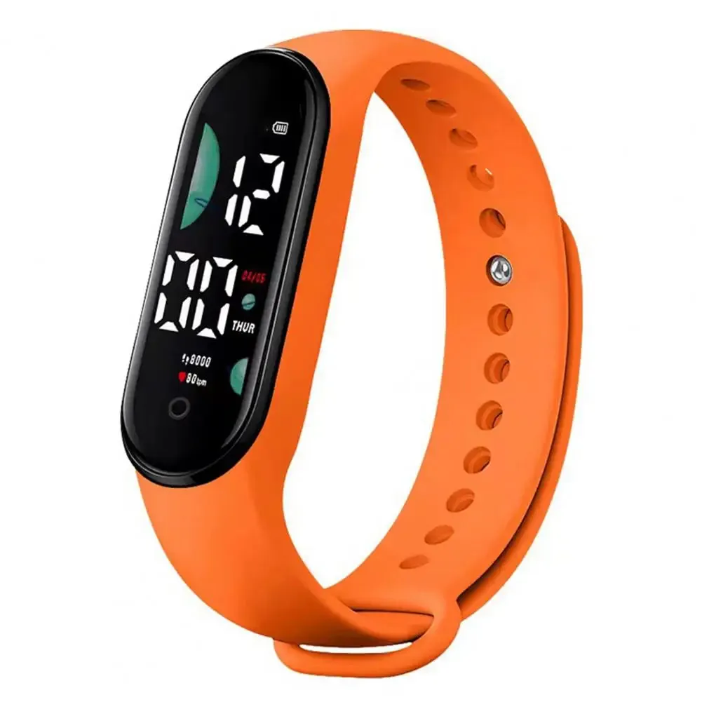 M9 Electronic Watch LED Touch Control Waterproof Multifunctional Week Time Display Men Women Unisex Sports Bracelet for Kids