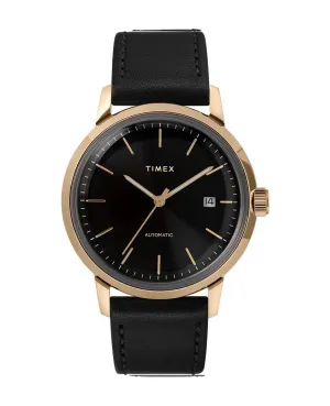 Marlin® Automatic 40mm Leather Strap Watch