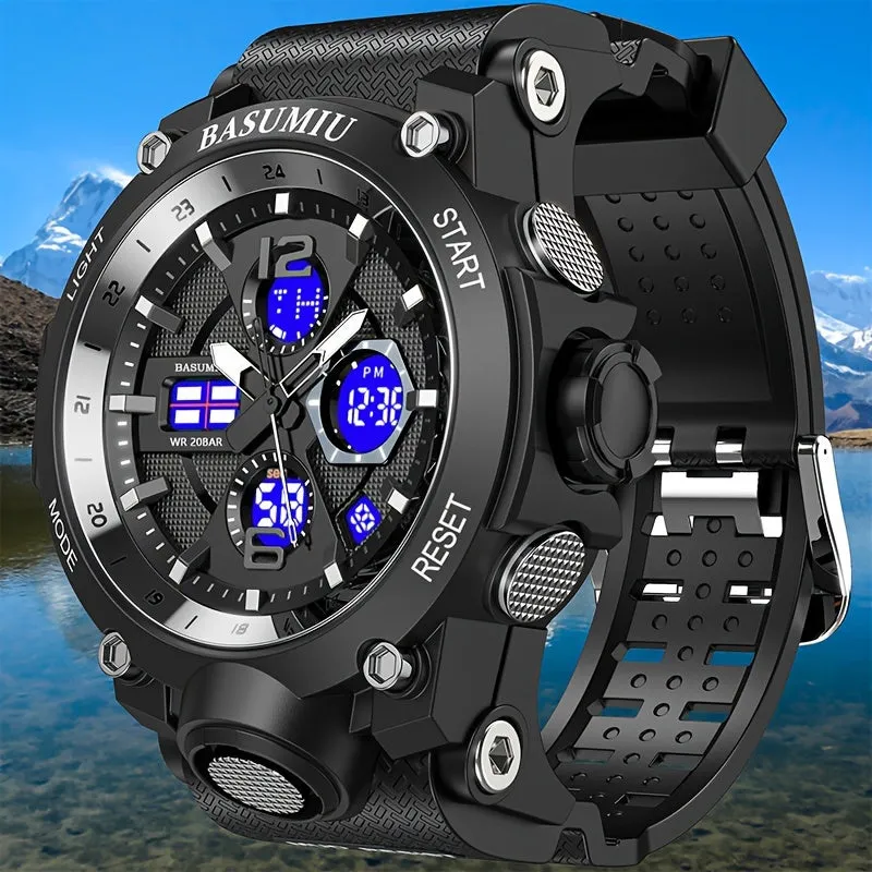 Mens Digital Sports Waterproof Watches, Best Choice For Gifts FS