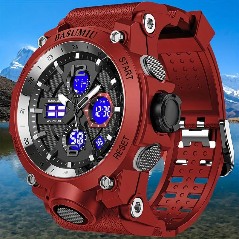 Mens Digital Sports Waterproof Watches, Best Choice For Gifts FS
