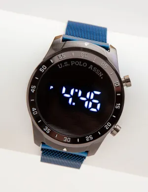 MEN'S LED MESH STRAP WATCH