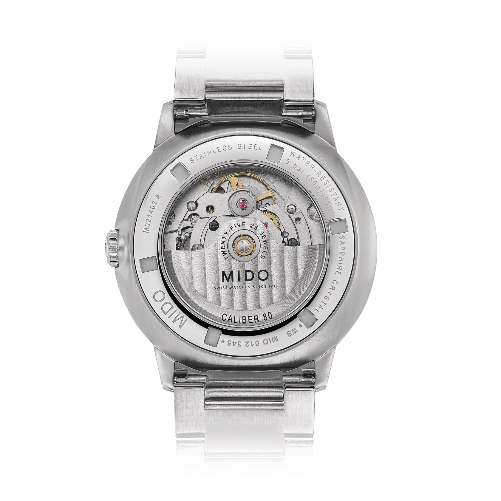 Mido Commander Gradient Automatic Skeleton Blue Dial Men's Watch M0214071141101