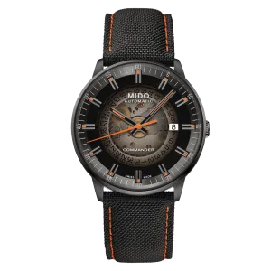 Mido Commander Gradient Black PVD Skeleton Dial Men's Watch M0214073741100
