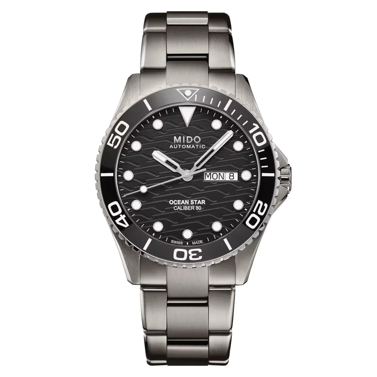 MIDO OCEAN STAR 200C TITANIUM ON BRACELET