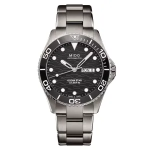 MIDO OCEAN STAR 200C TITANIUM ON BRACELET