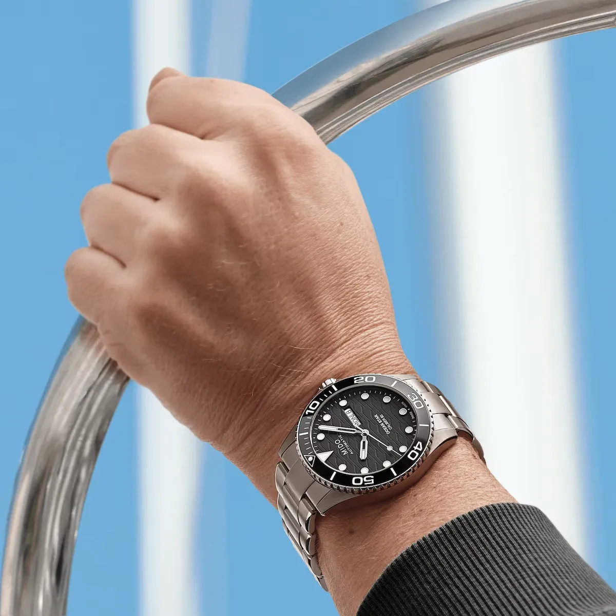 MIDO OCEAN STAR 200C TITANIUM ON BRACELET